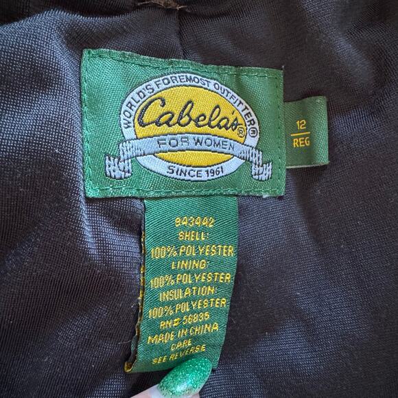 Cabela’s Women’s Insulated Camo Hunting Pants Size 12 Large - Picture 5 of 5